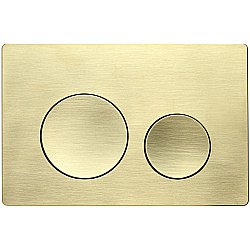 Кнопка для инсталляции Veconi Flush FLV2-G брашированное золото купить в интернет-магазине сантехники Sanbest