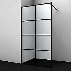 Душевая перегородка WasserKRAFT Glan 66W39 90x200 купить в интернет-магазине Sanbest