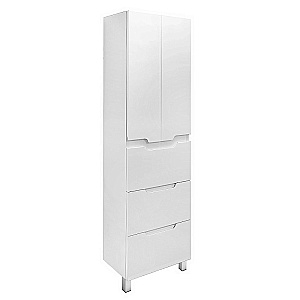 Пенал напольный Azario KANTRI 50/3 CS00097265 белый для ванной в интернет-магазине сантехники Sanbest