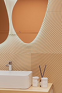 Зеркало ABBER Teil AG6503S 110x110 в ванную от интернет-магазине сантехники Sanbest