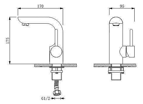 Смеситель раковина SCHEIN ICON (47217/8026001) купить в интернет-магазине сантехники Sanbest
