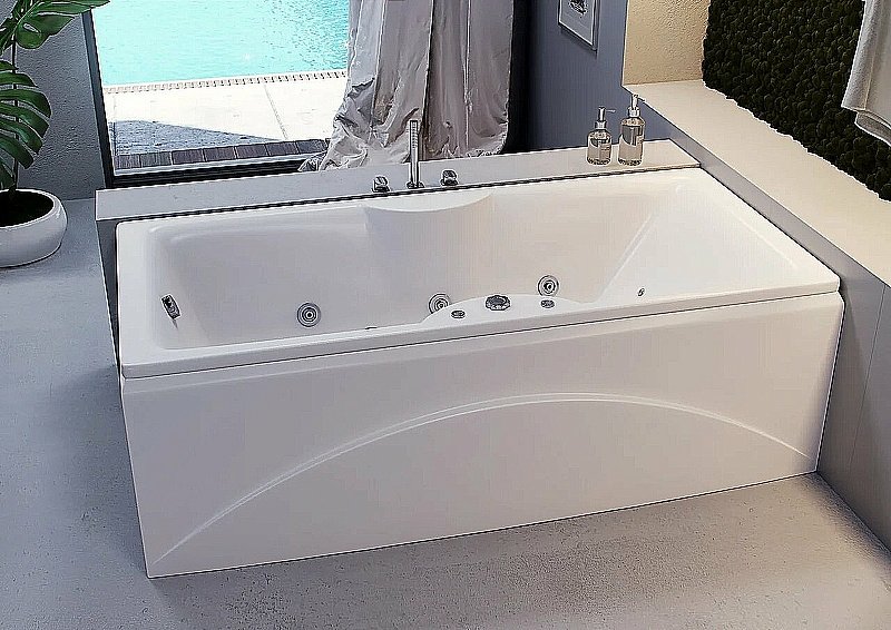 Ванна Aquatek Феникс 180x85 FEN180-0000083 белая купить в интернет-магазине Sanbest