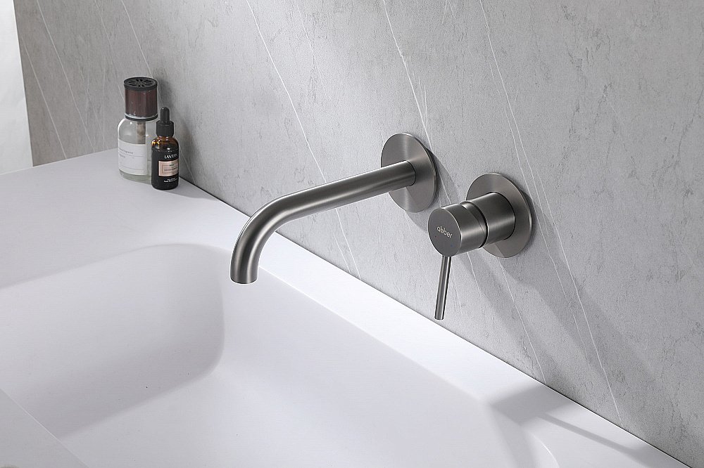 Смеситель для раковины Abber Wasser Kreis AF8112NG никель купить в интернет-магазине сантехники Sanbest