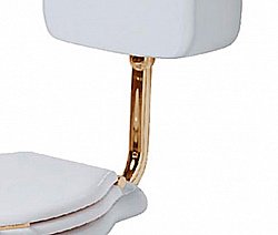 Труба для бачка низкая SIMAS Arcade D11oro золото купить в интернет-магазине сантехники Sanbest