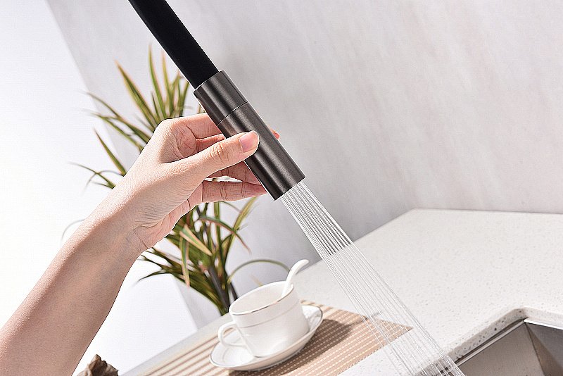 Смеситель для кухни Paulmark Tornado To213402-BC брашированная медь купить в интернет-магазине сантехники Sanbest