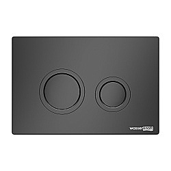 Кнопка для инсталяции WasserKraft MB01 черная матовая купить в интернет-магазине сантехники Sanbest