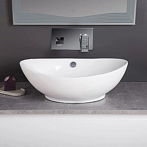 Раковина накладная BelBagno 60 BB1087 белая купить в интернет-магазине Sanbest