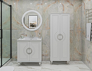 Тумба с раковиной Caprigo Valletta 80 бланж для ванной в интернет-магазине Sanbest