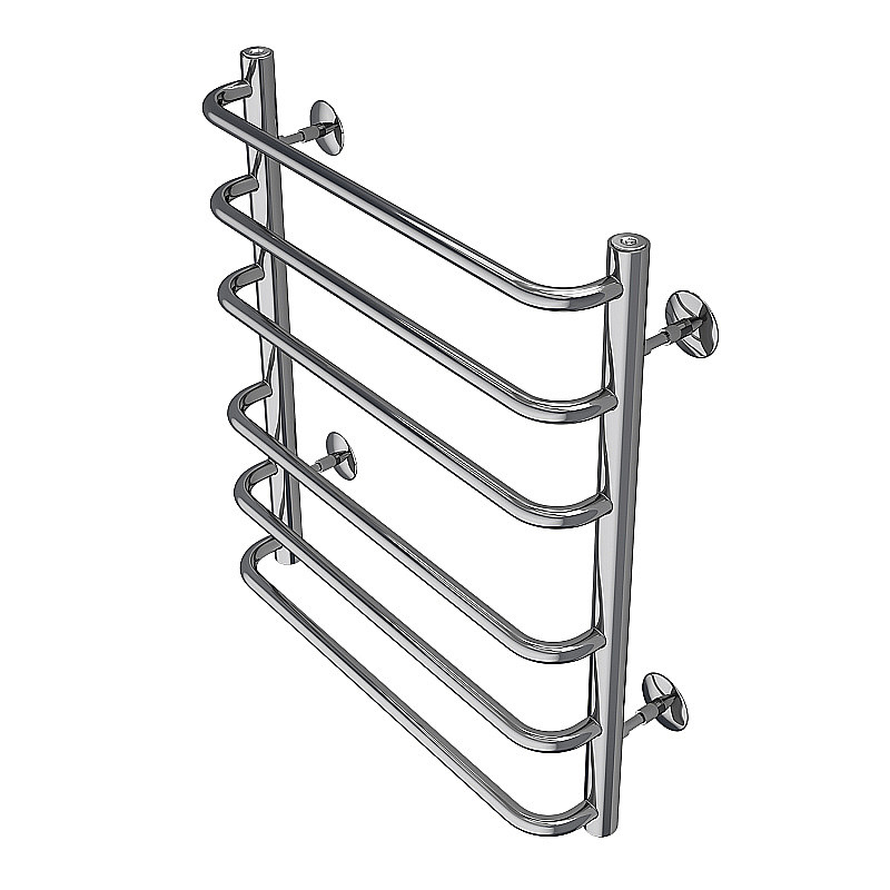 Полотенцесушитель водяной Azario FERRARA П6 500х600 AZ09156 хром купить в интернет-магазине сантехники Sanbest