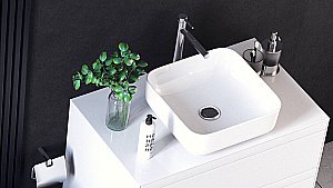 Раковина Excellent Cori 38,5 CEAC.2201.WH белая купить в интернет-магазине Sanbest