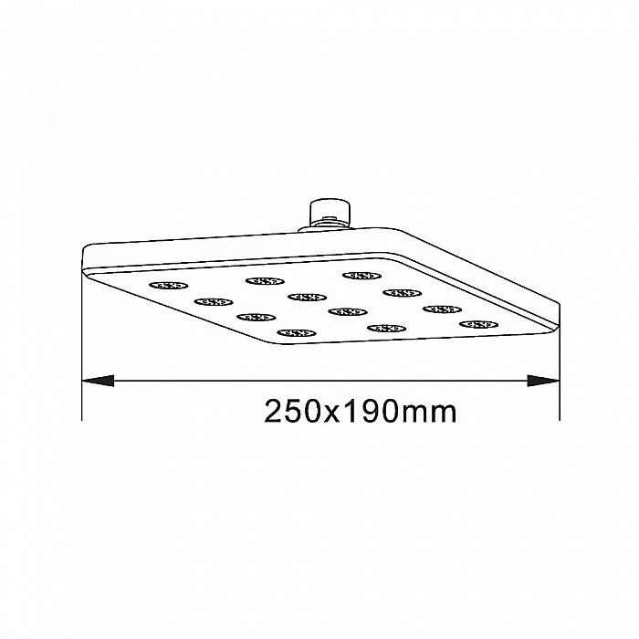Верхний душ Orange S12TS хром купить в интернет-магазине сантехники Sanbest