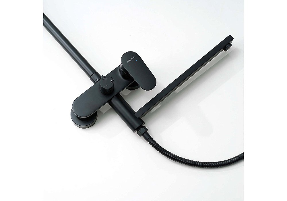 Душевая система Aquatek НИКА AQ2840MB черная матовая купить в интернет-магазине сантехники Sanbest