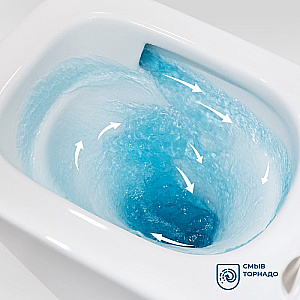 Унитаз подвесной BelBagno Ardente-Tor BB520CH-TOR/SC белый, безободковый, с крышкой микролифт, слив-торнадо купить в интернет-магазине Sanbest