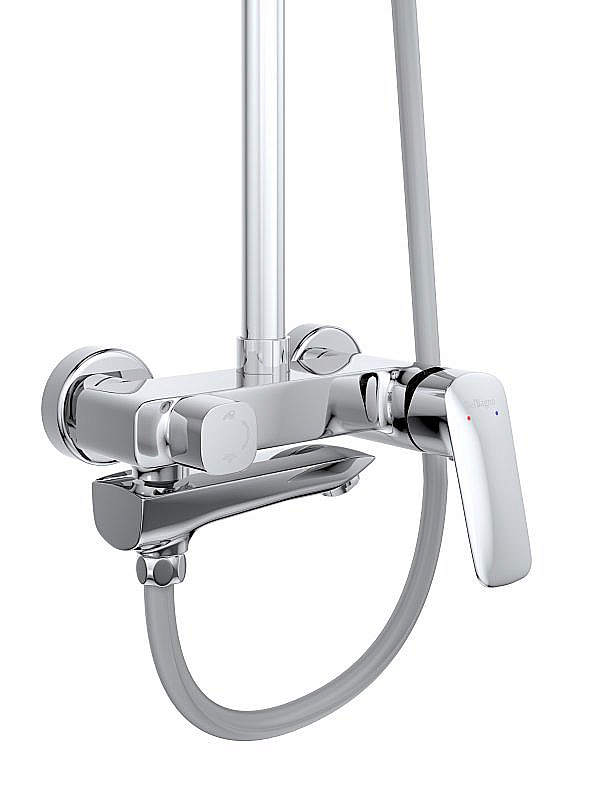 Душевая система BelBagno Due DUE-VSCM-CRM хром купить в интернет-магазине сантехники Sanbest