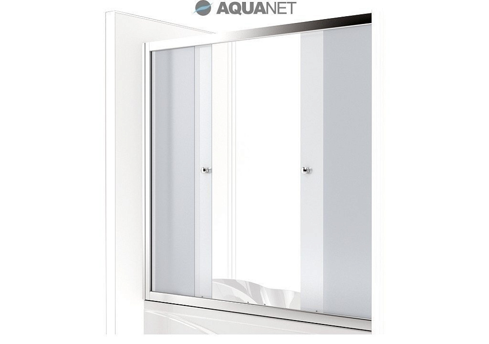 Душевая шторка на ванну Aquanet AQ5 150х140 купить в интернет-магазине Sanbest