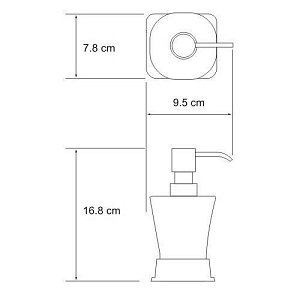 Диспенсер  WasserKRAFT Amper K-5499BLACK купить в интернет-магазине сантехники Sanbest