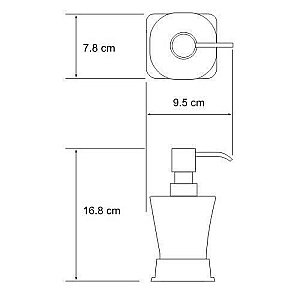 Диспенсер  WasserKRAFT Amper K-5499BLACK купить в интернет-магазине сантехники Sanbest