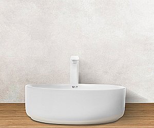 Раковина накладная WeltWasser WW ELBACH 3134 MW 35,5 белая матовая купить в интернет-магазине Sanbest