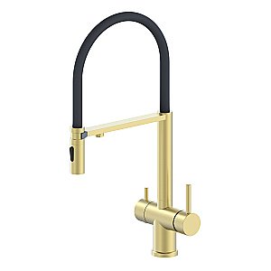 Смеситель для кухни Oliveeka K OL-458009-BG золото матовое купить в интернет-магазине сантехники Sanbest