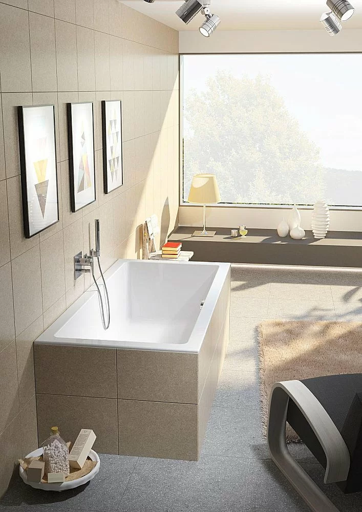 Акриловая ванна Riho Lusso 170x75 B007001005 белая купить в интернет-магазине Sanbest