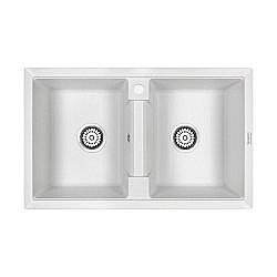 Мойка кухонная Paulmark Zwilling PM238150-WH купить в интернет-магазине сантехники Sanbest