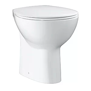 Унитаз приставной Grohe Bau Ceramic 39431000 безободковый купить в интернет-магазине Sanbest