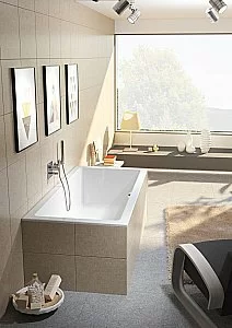 Акриловая ванна Riho Lusso 170x75 B007001005 белая купить в интернет-магазине Sanbest