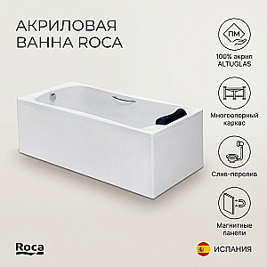Ванна Roca BeCool ZRU9302852 170x80 купить в интернет-магазине Sanbest