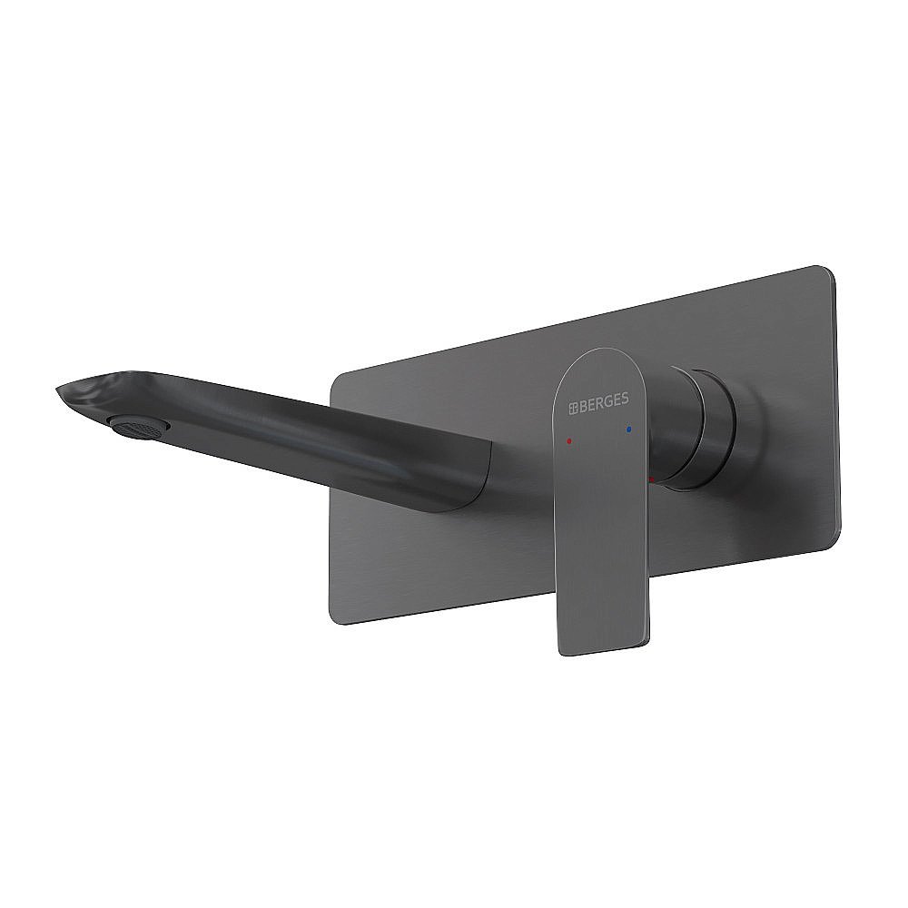 Смеситель для раковины BERGES VENTAS S 076013 оружейная сталь купить в интернет-магазине сантехники Sanbest