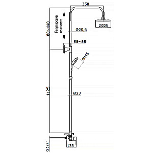 Инсталляция для унитаза Azario AZ-8010-1000 купить в интернет-магазине сантехники Sanbest