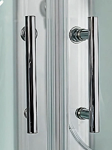 Душевая кабина WeltWasser WW500 LAINE XL 1214 с гидромассажем, профиль матовый хром/стекло прозрачное купить в интернет-магазине Sanbest