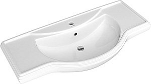 Тумба с раковиной Опадирис Риспекто 105 белый матовый для ванной в интернет-магазине Sanbest