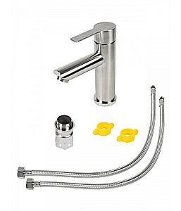 Cмеситель для раковины Agger Easy A3102122 сатин матовый купить в интернет-магазине сантехники Sanbest