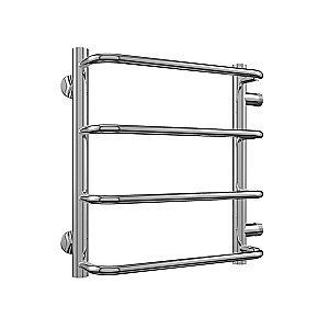 Полотенцесушитель водяной Terminus Стандарт П4 400x496 с боковым подключением 320 купить в интернет-магазине сантехники Sanbest