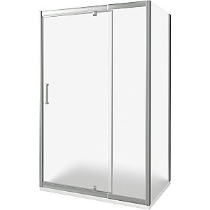 Душевой уголок Good door ORION WTW-PD+SP 100x80 стекло матовое/профиль хром купить в интернет-магазине Sanbest