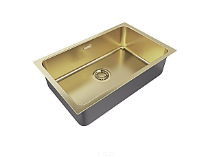 Кухонная мойка Paulmark VISTA 74 UNI PM307444-LG светлое золото купить в интернет-магазине сантехники Sanbest