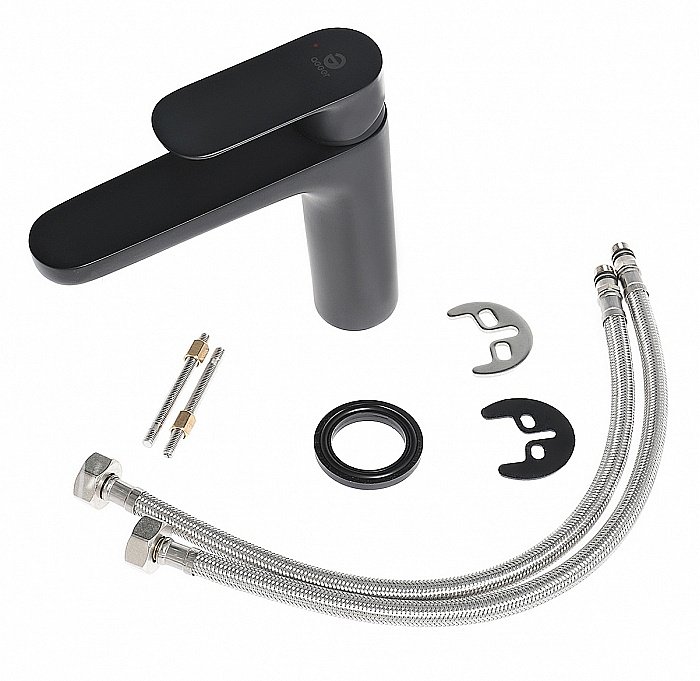 Смеситель для раковины Agger Gorgeous A0202144 черный купить в интернет-магазине сантехники Sanbest