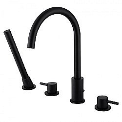 Смеситель для ванны Abber WASSER KREIS AF8113B черный матовый купить в интернет-магазине сантехники Sanbest