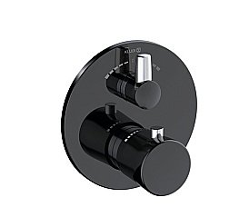 Смеситель для душа Kludi Balance 528108775 черный матовый/хром купить в интернет-магазине сантехники Sanbest