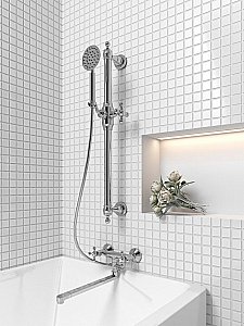 Душевой гарнитур PAINI Bologna BLCR121 хром купить в интернет-магазине сантехники Sanbest