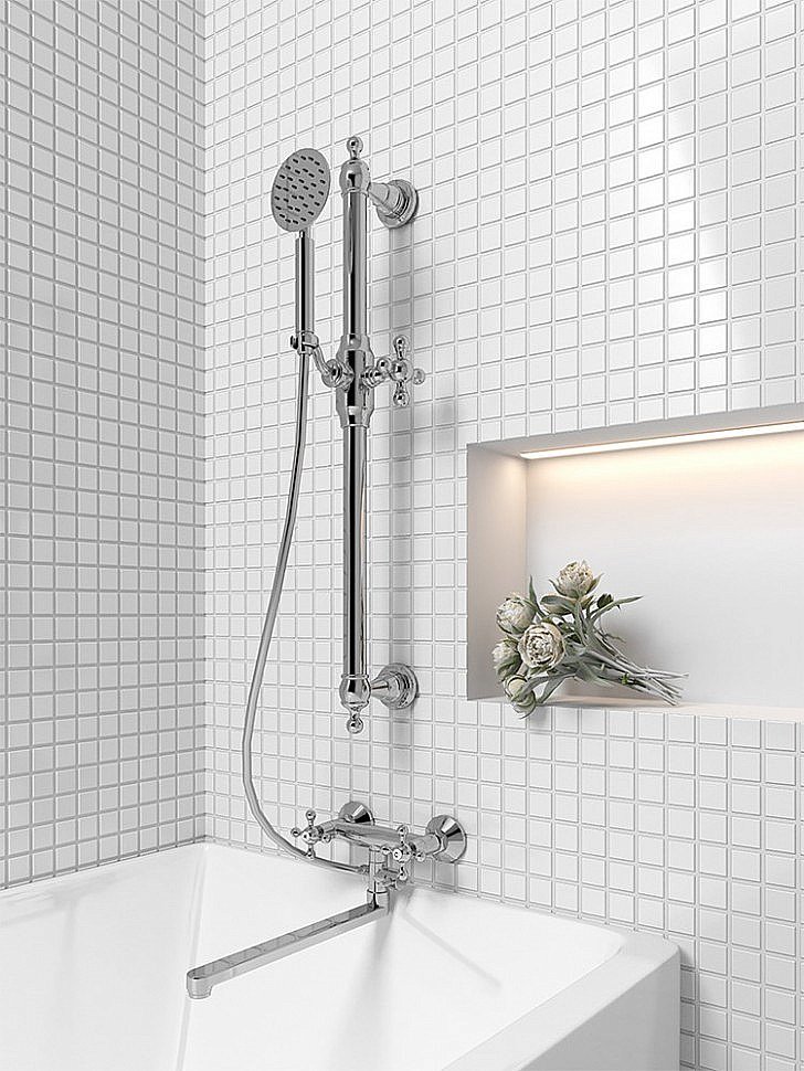 Душевой гарнитур PAINI Bologna BLCR121 хром купить в интернет-магазине сантехники Sanbest