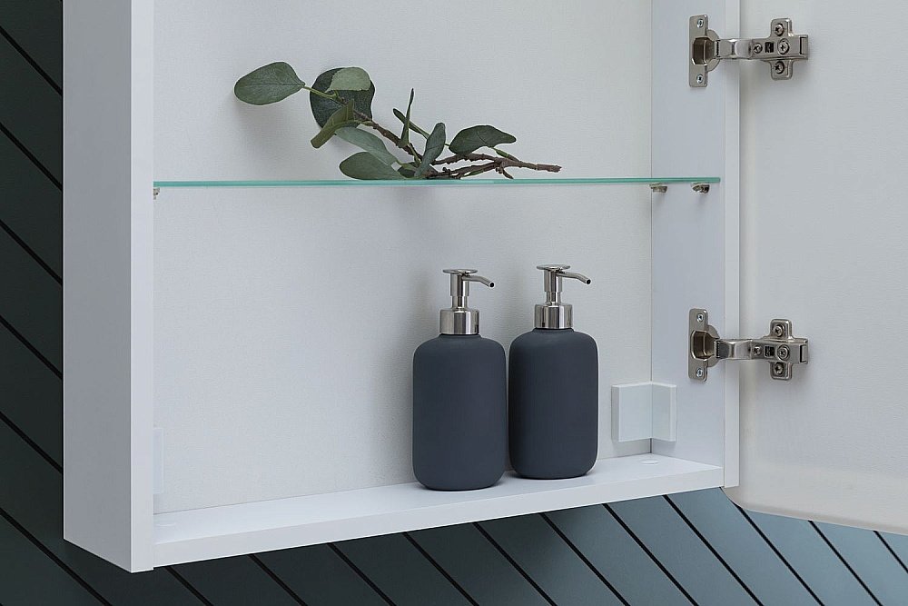 Зеркальный шкаф Aquanet Оптима 311860 60 купить в интернет-магазине сантехники Sanbest