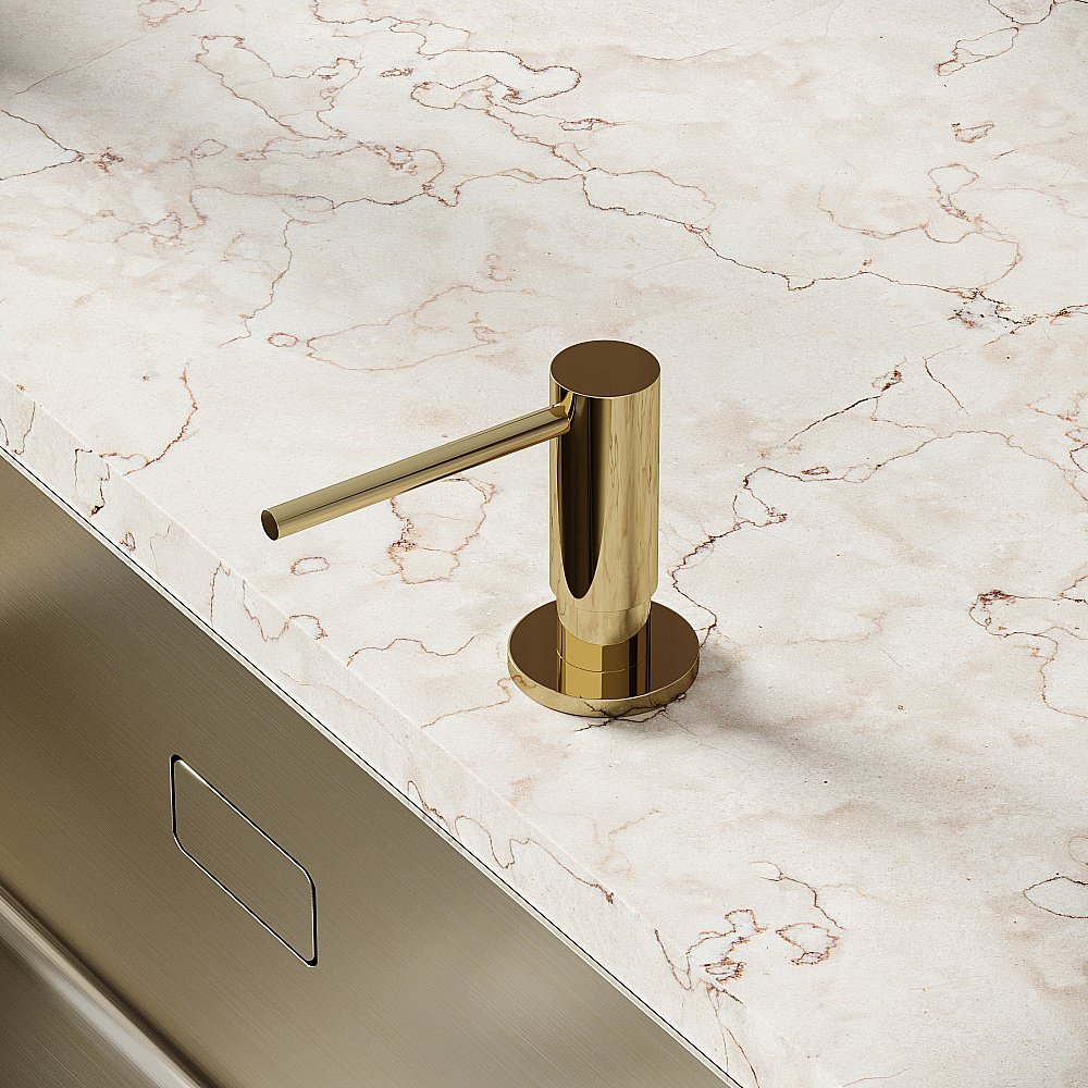 Смеситель для кухни Sancos Vela SC4013ZG полированное золото купить в интернет-магазине сантехники Sanbest