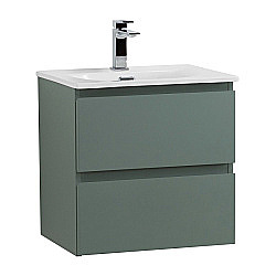 Тумба с раковиной BelBagno 50 KRAFT 39-500/390-2C-SO-VO+BB500/390ETL еловая матовая для ванной в интернет-магазине Sanbest