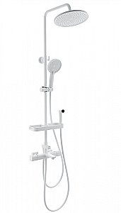 Душевая система с гигиеническим душем и термостатом WONZON & WOGHAND SOLID, Белый матовый (WW-C3011-A1-MW) купить в интернет-магазине сантехники Sanbest