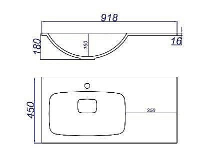 Тумба с раковиной Aqwella Accent 90 дуб золотой для ванной в интернет-магазине Sanbest