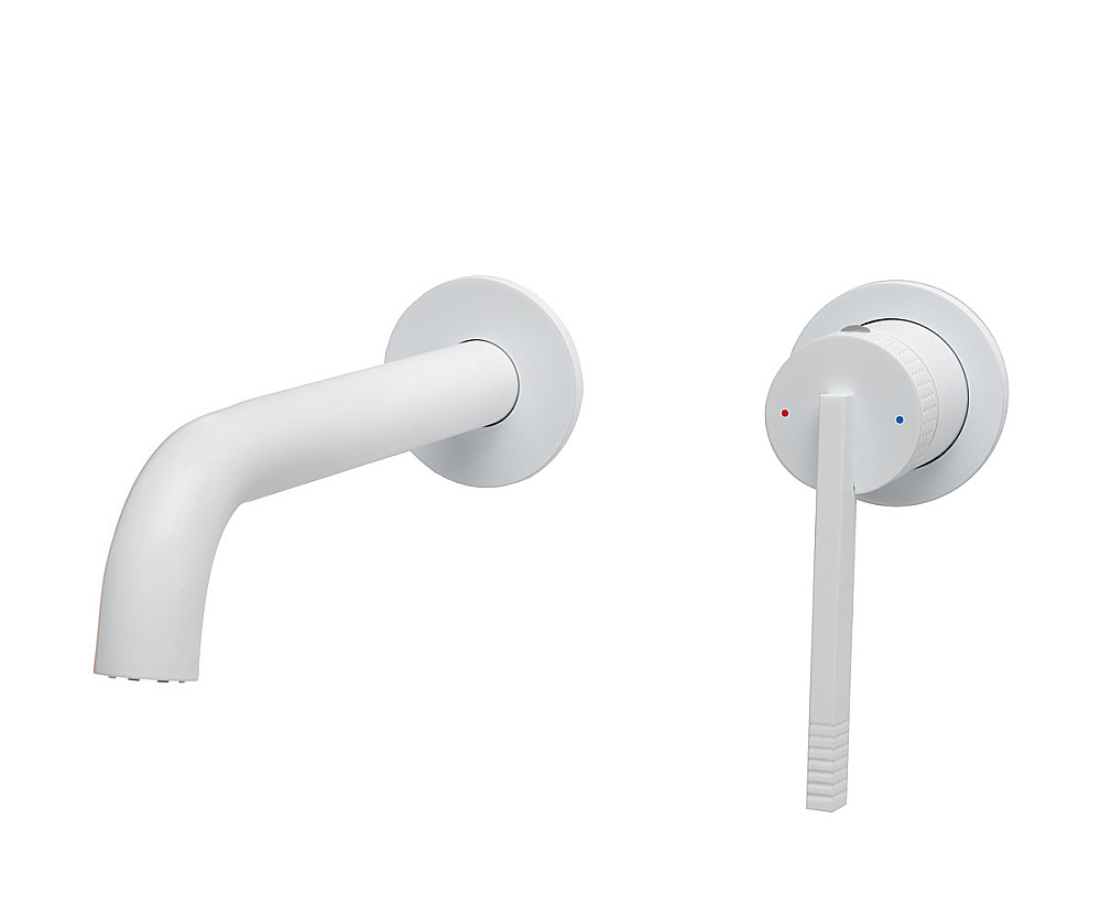 Смеситель для раковины Bronze de Luxe OMG! 9007W белый матовый купить в интернет-магазине сантехники Sanbest