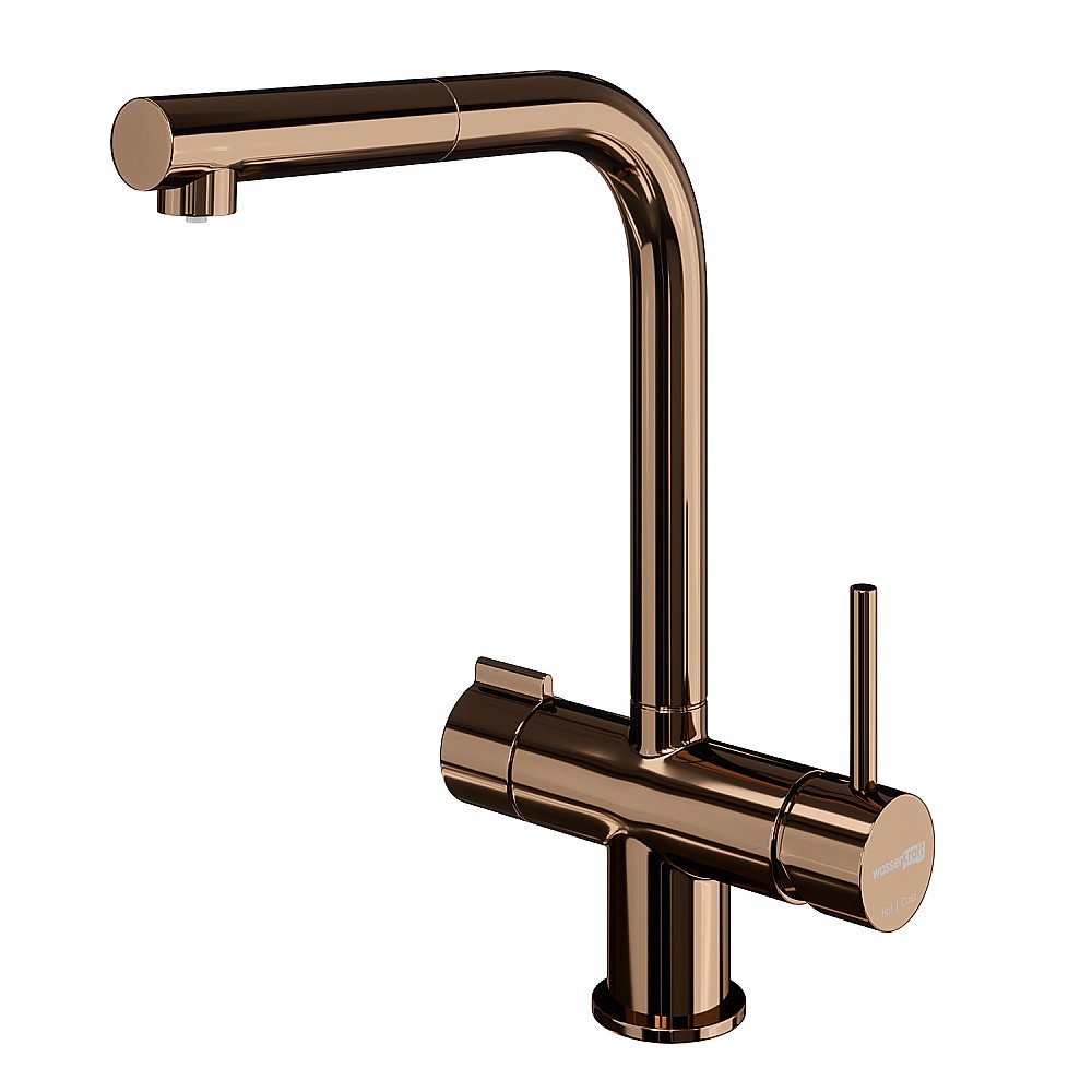 Смеситель для кухни WasserKraft A8997 розовое золото купить в интернет-магазине сантехники Sanbest