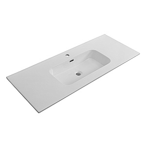 Тумба с раковиной Cezares ECO-CER-N-1200-2C-SO-GCO-P+CZR-8095-120 Серо-бежевая матовая для ванной в интернет-магазине Sanbest