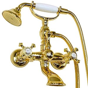 Смеситель для ванны Migliore PRESTIGE 32449 золото купить в интернет-магазине сантехники Sanbest